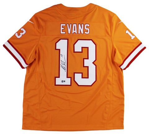 Mike Evans Signed Tampa Bay Buccaneers Nike Vapor Fuse TB Creamsicle NFL Jersey