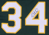 Dave Stewart Signed Oakland Athletics Jersey (JSA COA) 3xWorld Series Champion