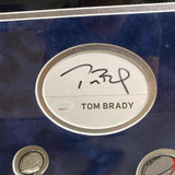 Framed Autographed/Signed Tom Brady Patriots Signature Cut Index Card JSA LOA