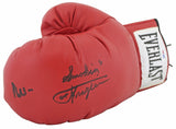 Muhammad Ali & Joe Frazier Signed Red Everlast Boxing Glove PSA/DNA #7A05939