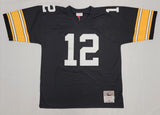 Terry Bradshaw Autographed Pittsburgh Steelers Mitchell & Ness Jersey Beckett