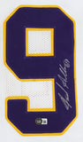 Jared Allen Authentic Signed White Pro Style Jersey Autographed BAS Witnessed