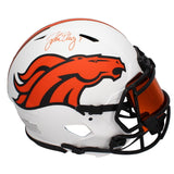 John Elway Autographed Broncos Authentic Lunar Eclipse Helmet w/ Visor Beckett