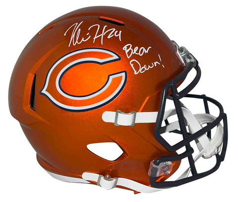 KHALIL HERBERT AUTOGRAPHED CHICAGO BEARS FLASH FULL SIZE SPEED HELMET BECKETT