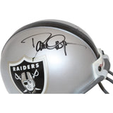 Dave Casper & Bob Golic Signed Raiders VSR4 Replica Mini Helmet BAS 44153