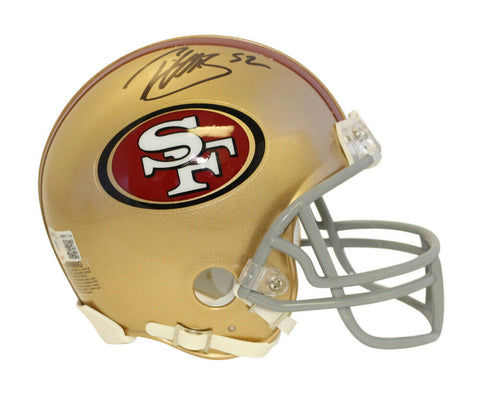 Patrick Willis Autographed/Signed San Francisco 49ers VSR4 Mini Helmet BAS 34541