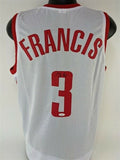 Steve Francis Signed Houston Rockets Jersey (JSA COA) 3xAll Star Guard