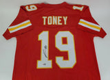 Kadarius Toney Signed Kansas City Chief Jersey (Playball Ink) 2021 1st Rnd. Pick