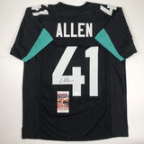 Autographed/Signed Josh Allen Jacksonville Black Football Jersey JSA COA