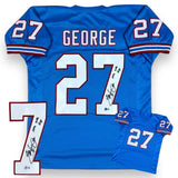 Eddie George Autographed Signed Jersey with 96 NFL ROY inscription - Beckett