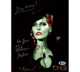 Rebecca Mader Signed Once Upon a Time Unframed 8x10 Photo-Green Face with Insc