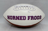 Trevone Boykin Autographed TCU Horned Frogs Logo Football- JSA Witnessed Auth