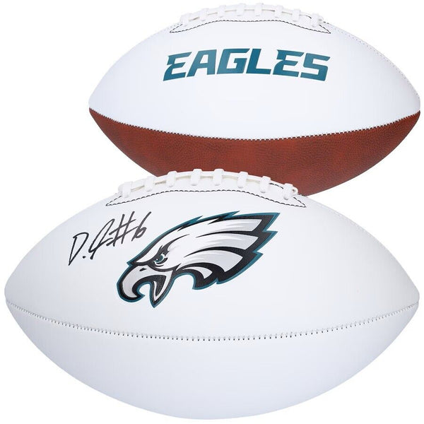 Devonta Smith Signed Philadelphia Eagles Logo Football Fanatics