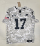 JOSH ALLEN SIGNED BUFFALO BILLS NIKE STS 2024 ARCTIC CAMO XL JERSEY BECKETT QR