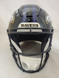 ZAY FLOWERS SIGNED BALTIMORE RAVENS SPEEDFLEX HELMET BECKETT QR