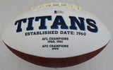 MARCUS MARIOTA AUTOGRAPHED WHITE LOGO FOOTBALL TENNESSEE TITANS BECKETT 132506