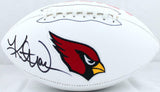 Kurt Warner Autographed Arizona Cardinals Logo Football-Beckett W Hologram