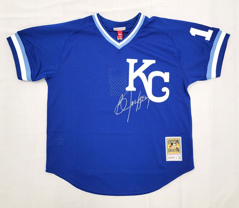 Bo Jackson Signed Kansas City Royals M&N Authentic Batting Practice Jersey BAS