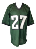 Quinyon Mitchell Philadelphia Signed Green Football Jersey JSA