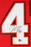 John Lynch Authentic Signed Red Pro Style Jersey Autographed BAS Witnessed