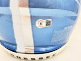 RYAN TANNEHILL AUTO TITANS FLASH BLUE FULL SIZE AUTHENTIC HELMET BECKETT 197141