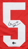 Garrett Wilson Signed Ohio State Buckeyes Jersey (Beckett) NY Jets Receiver