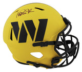 Commanders Magic Johnson Signed Rave Full Size Speed Rep Helmet W/ Case BAS Wit