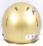 Kyle Hamilton Autographed Notre Dame Speed Mini Helmet *TOP-Beckett W Hologram