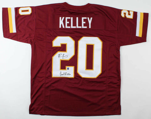 Robert Kelley Signed Washington Redskins Jersey Inscribed "Fat Rob" (DA COA)