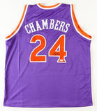 Tom Chambers Signed Phoenix Suns Jersey (JSA COA) 4xAll-Star Power Forward