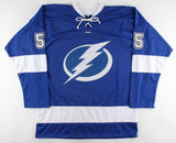 Braydon Coburn Signed Lightning Jersey (Beckett COA) Tampa Bay Defenseman