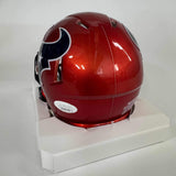 Autographed/Signed Joe Mixon Houston Texans Mini Football Helmet JSA COA