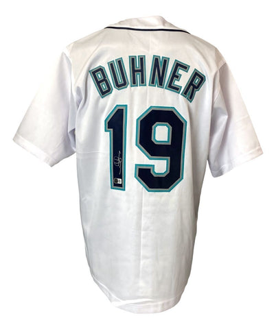 Jay Buhner Seattle Signed White Baseball Jersey BAS