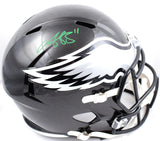 A.J. Brown Autographed Eagles F/S ALT 22 Speed Helmet-Beckett W Hologram *Green