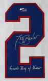 Tiki Barber New York Custom White Jersey w/Giants ROH