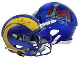 COOPER KUPP Autographed "SB LVI MVP" Rams Speed Flex Helmet FANATICS