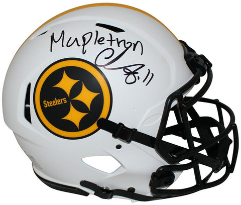 Chase Claypool Signed Steelers Authentic Lunar Helmet Mapletron BAS 33312