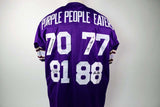 Purple People Eaters Signed Vikings Custom Jersey