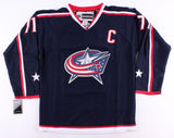 Nick Foligno Signed Blue Jackets Captains Jersey (Beckett) Columbus Left Winger