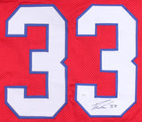 Dion Lewis Signed Patriots Jersey (JSA COA) 3 T.D's in 1 Playoff Game 01/15/17