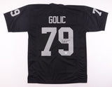 Bob Golic Signed Los Angeles Raiders Jersey (JSA COA) 3xPro Bowl Def. Tackle