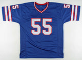 Cornelius Bennett Signed Buffalo Bills Jersey (JSA COA) Played in 5 Super Bowls