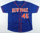 Zack Wheeler Signed New York Mets Jersey (Beckett COA) Current Phillies Starter