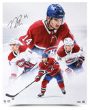 Nick Suzuki Autographed Montreal Canadiens 20" x 24" Photo Collage UDA