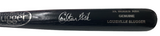 Carlton Fisk Autographed Black 3X Series Ash Louisville Slugger Black Bat JSA