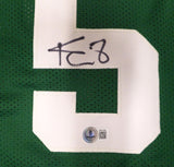 Boston Celtics Kevin Garnett Autographed Green Jersey Beckett BAS QR #BN14293