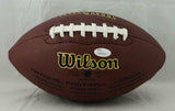 Johnny Manziel Signed Official Wilson Football with Comeback $ZN- JSA W Auth