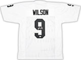 LAS VEGAS RAIDERS TYREE WILSON AUTOGRAPHED WHITE JERSEY BECKETT WITNESS 217963