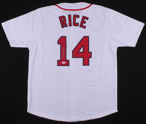 Jim Rice Signed Boston Red Sox Jersey (JSA) 8xAll-Star (1977-1980, 1983-1986)