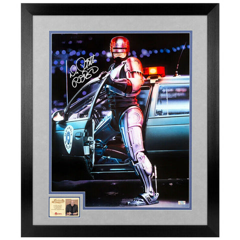 Peter Weller Autographed RoboCop 16x20 Framed Photo